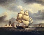 詹姆斯 E 巴特斯沃思 : Frigate on the Thames